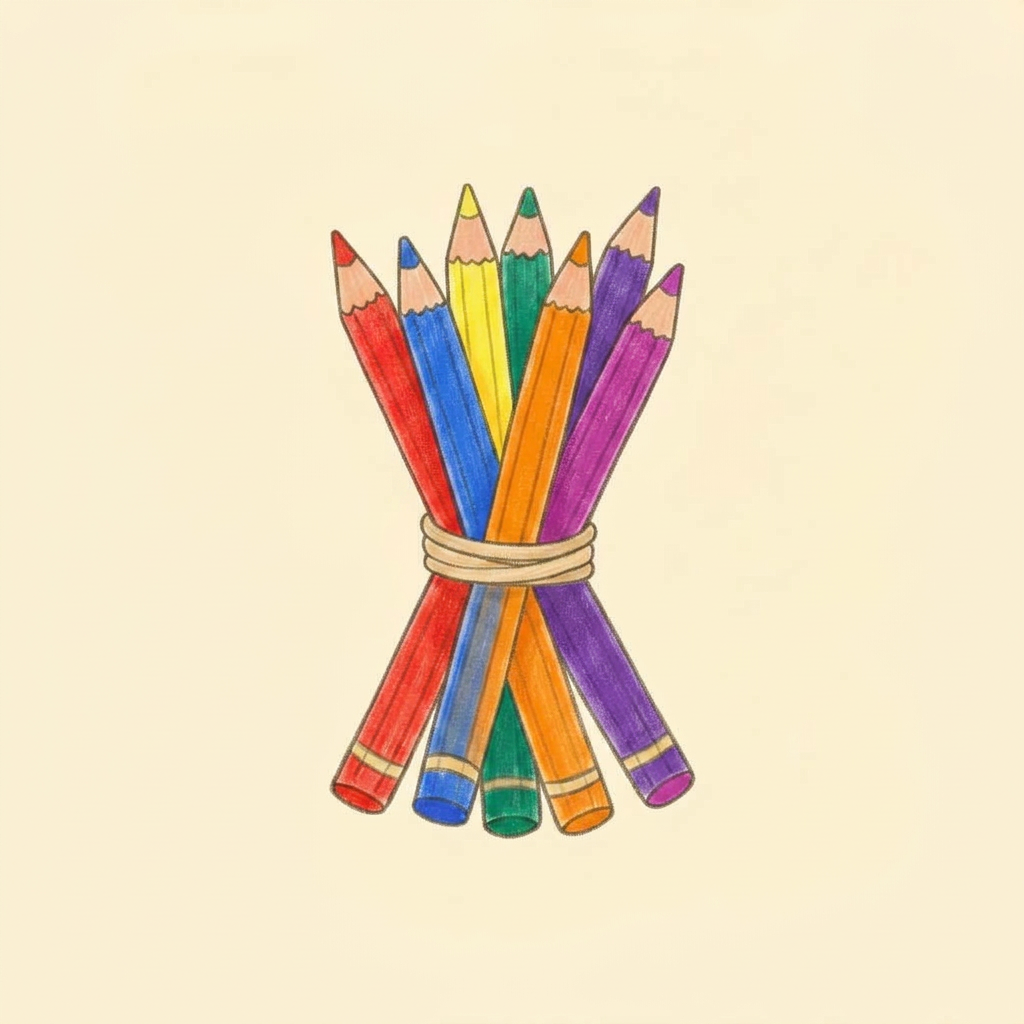 Coloring pencils
